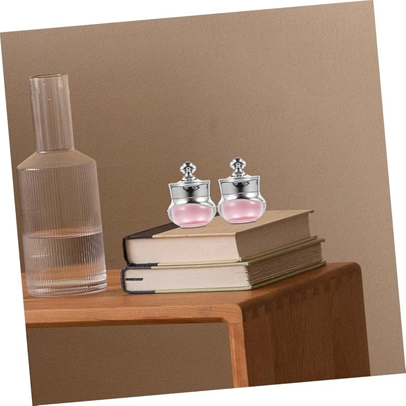 Minkissy 5G Acrylic 6pcs Empty Cream Jars With Lids Refillable Travel Containers - Image 5